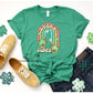 Lucky Vibes Rainbow St. Patrick's Day Short Sleeve Shirt