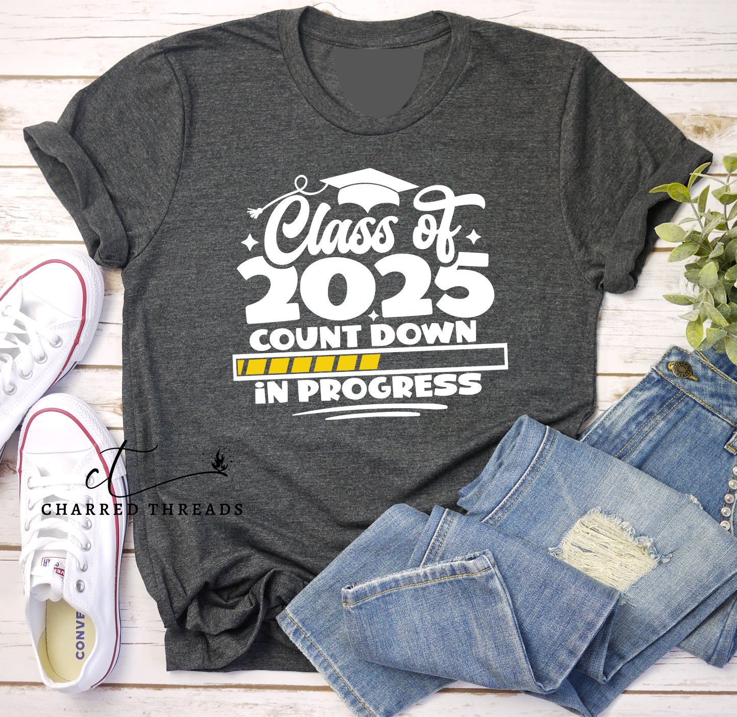 Class of 2025 Countdown in Progress Short Sleeve Graphic T-Shirt