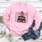 Valentine's Day Mugshot Horror Character Crewneck Sweatshirt