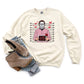 Valentine's Day Mugshot Horror Character Crewneck Sweatshirt