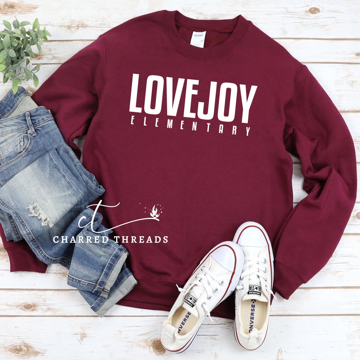 Lovejoy Elementary Graphic Crewneck Sweatshirt