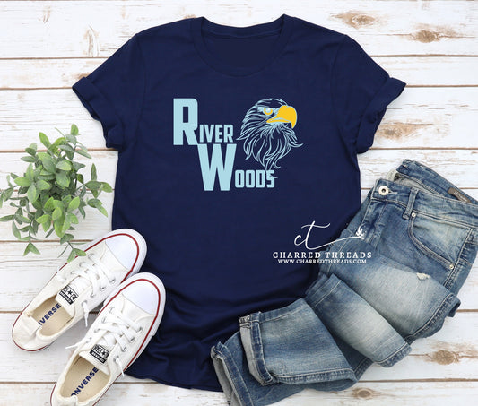 2024 River Woods w/Eagle Head Graphic Short Sleeve T-Shirt