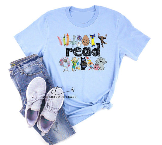 Read {A Collection of Children's Books} Short Sleeve Graphic T-Shirt