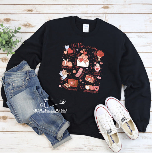 Tis the Season Valentine Crewneck Sweatshirt