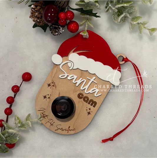 North Pole Surveillance Santa Cam Ornament