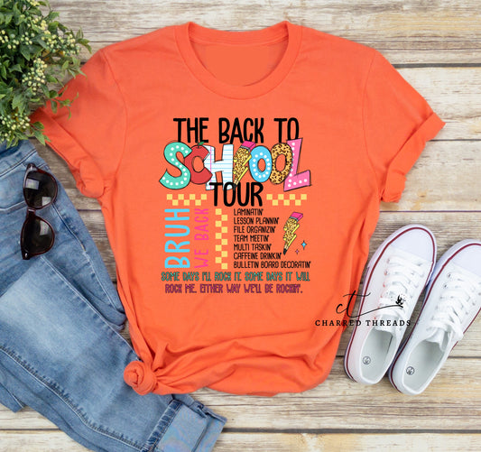 The Back To School Tour Short Sleeve Graphic T-Shirt
