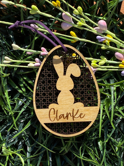 Rattan Personalized Easter Tags